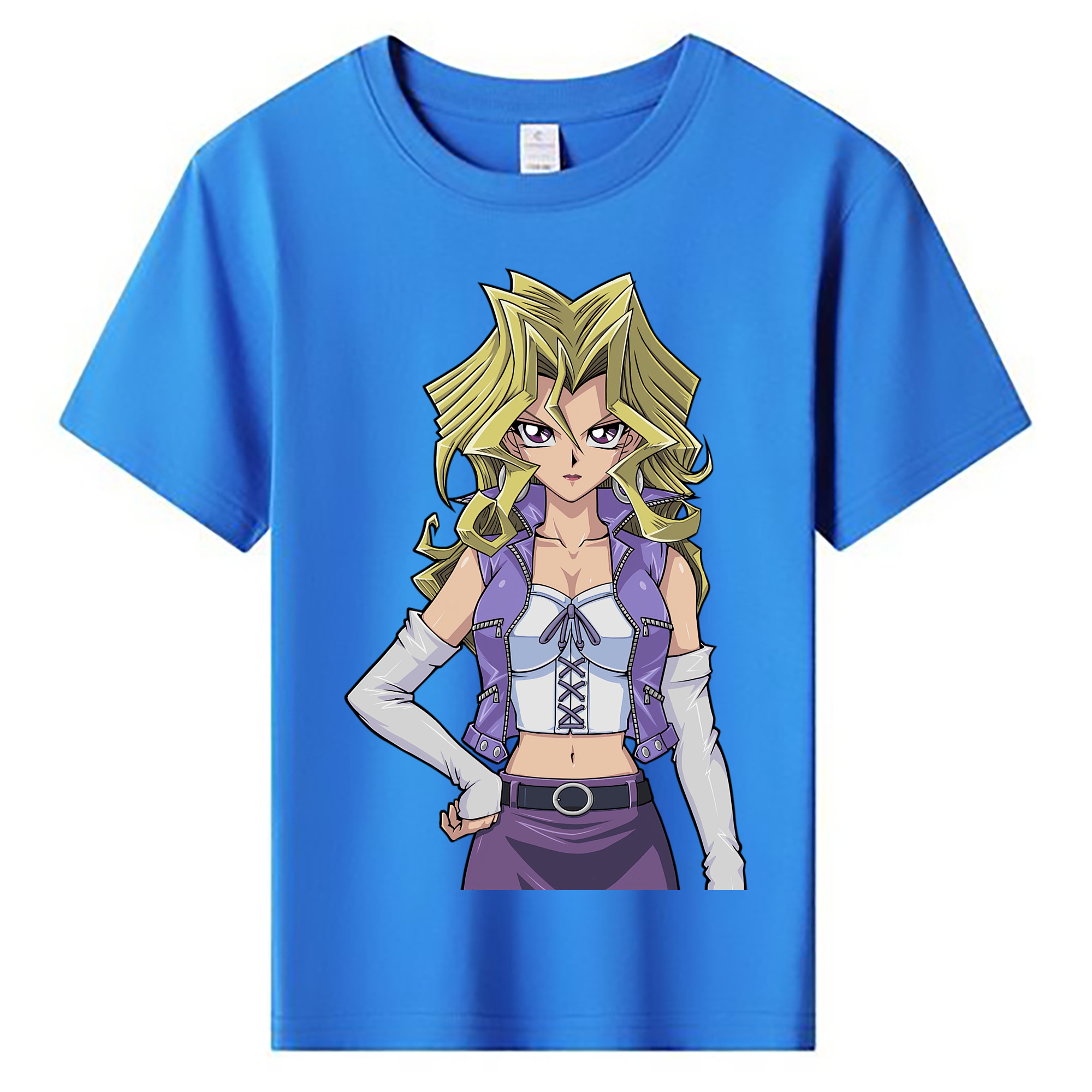 （画像用） 遊☆戯☆王 Yu-Gi-Oh! 綿100％キッズTシャツ（フロントプリント）